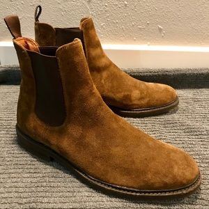 faux suede bowery boot